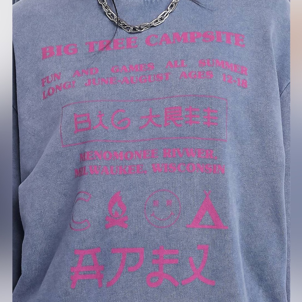Collusion Unisex Navy Crew Neck - 2X